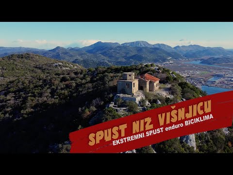 Ekstremni spust / Biciklom niz Višnjicu (244mnv) / MTB Trail Ploče (hrvatski titlovi)