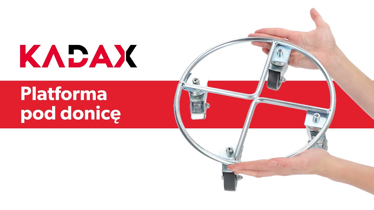 Podstawka pod donicę na kółkach KADAX