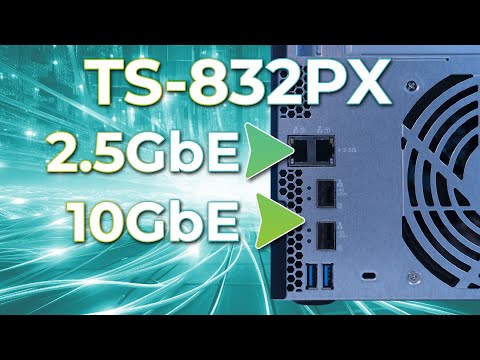 Servidor de almacenamiento con 10GbE para copias de seguridad - QNAP TS-832PX-4G