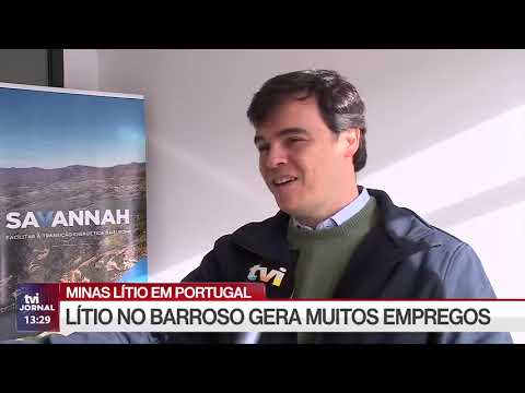 Mina de lítio em Portugal