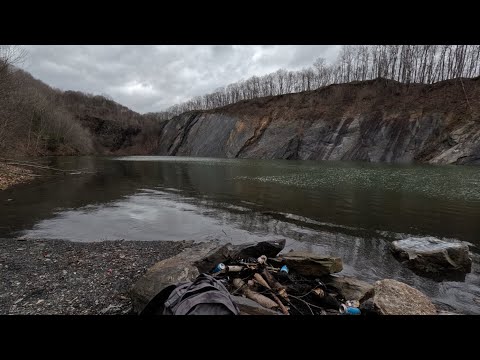 Giradville Pennsylvania hike to A-hole and waterfall (Part 1)