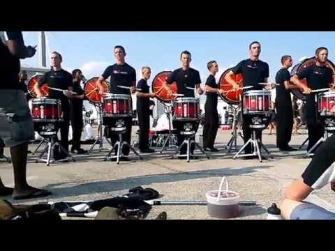 2014 Crossmen Drumline 7/19/14 - Warmup Exercise