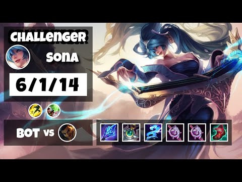 Sona Gameplay Challenger Replay S11 - 11.16 Bot Lane (6/1/14) - NA