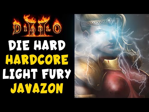 Die Hard Hardcore Lightning Fury Javazon Build for Diablo 2 Resurrected / D2R