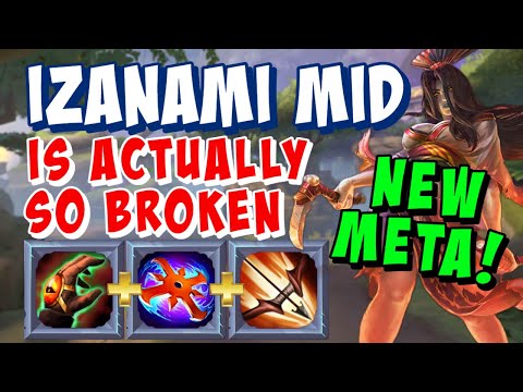 SHRED ENEMIES WITH META IZANAMI BUILD SMITE SEASON 9 GAMEPLAY