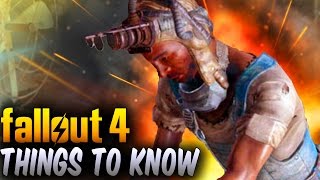 Fallout 4 Top 8 Things To Know - Best Armor, Best Starting Tips & More! (Fallout 4)