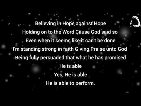 Believing In Hope Against Hope - Br. Boaz Martin & Br. Vishwas Lal