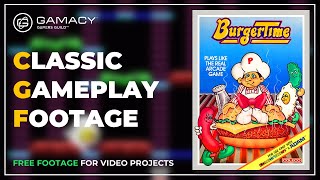 ColecoVision / BurgerTime (1984) — Classic Game Footage (CGF)