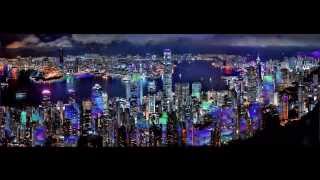 &quot;Mapping Hong Kong&quot; Night View, music Fabrizio Pigliucci, mapping M.J. Hummingway