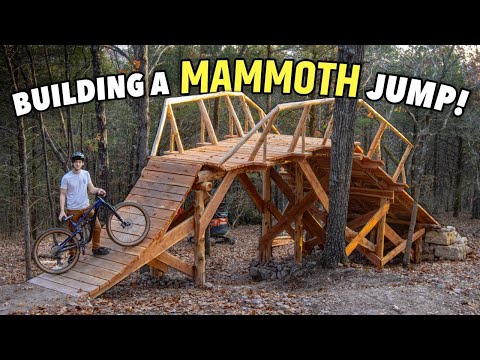 I Nearly Die Building this Insane Bike Jump...