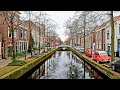 Discovering Delft, Netherlands: Vermeer's Legacy in a Charming Dutch City of Canals, RAW in 4K, 2024