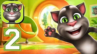 My Talking Tom - Gameplay Walkthrough Part 2 - GROWING UP & MINI-GAME FUN (iOS, Android)