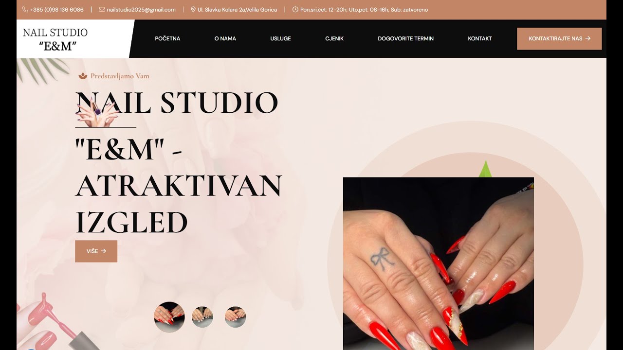 Nail Studio "E&M" promo