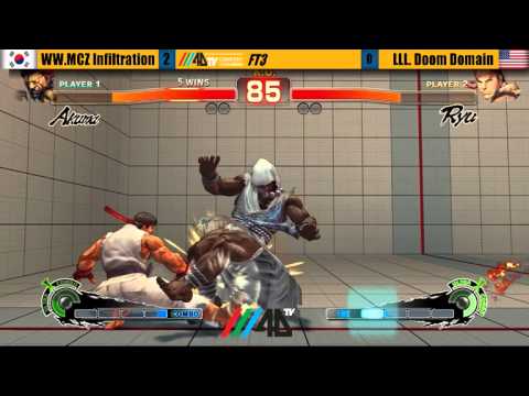 WW.MCZ Infiltration (AK) vs. LLL.Doom Domain (RYU) - Canada Cup Gaming 2012 VIP Room FT3