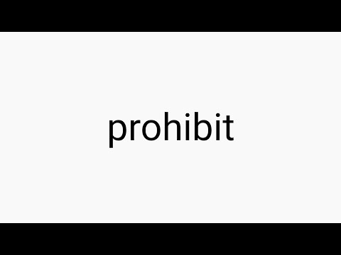 prohibit