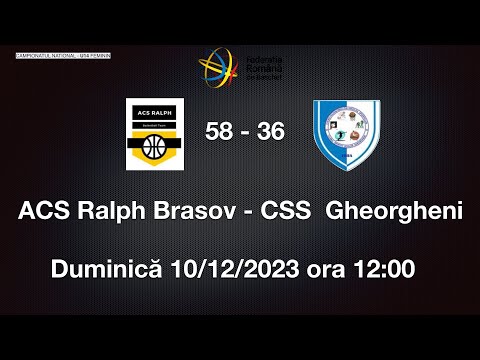 CN U14F T2 ACS Ralph Brasov 58 - 36 CSS Gheorgheni