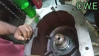 Download lagu How  to Atlas screw compressor 90kw. Oil seal ,Seal Bush change and Bearing change. Oil seal fitting mp3