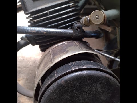 mobylette x1 clutch taking off /showing how it work