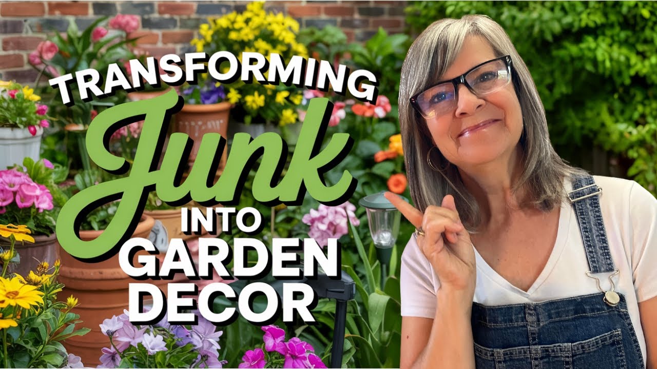 How to Transform Junk into Farmhouse Garden Decor / Trash to Treasure