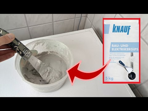 Elektriker Gips anrühren | So wird*s gemacht!
