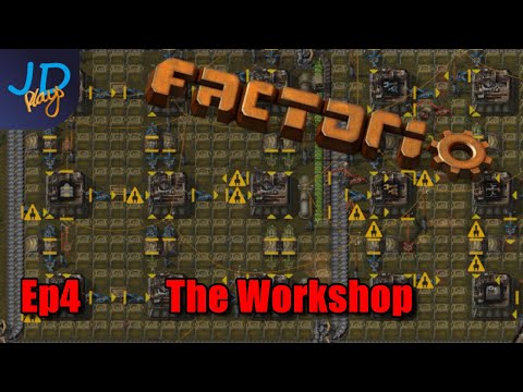 Ep4 The Workshop | Factorio Biter Hell | Gameplay, Lets Play
