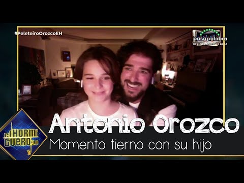 Antonio Orozco con su hijo en directo - El Hormiguero 3.0