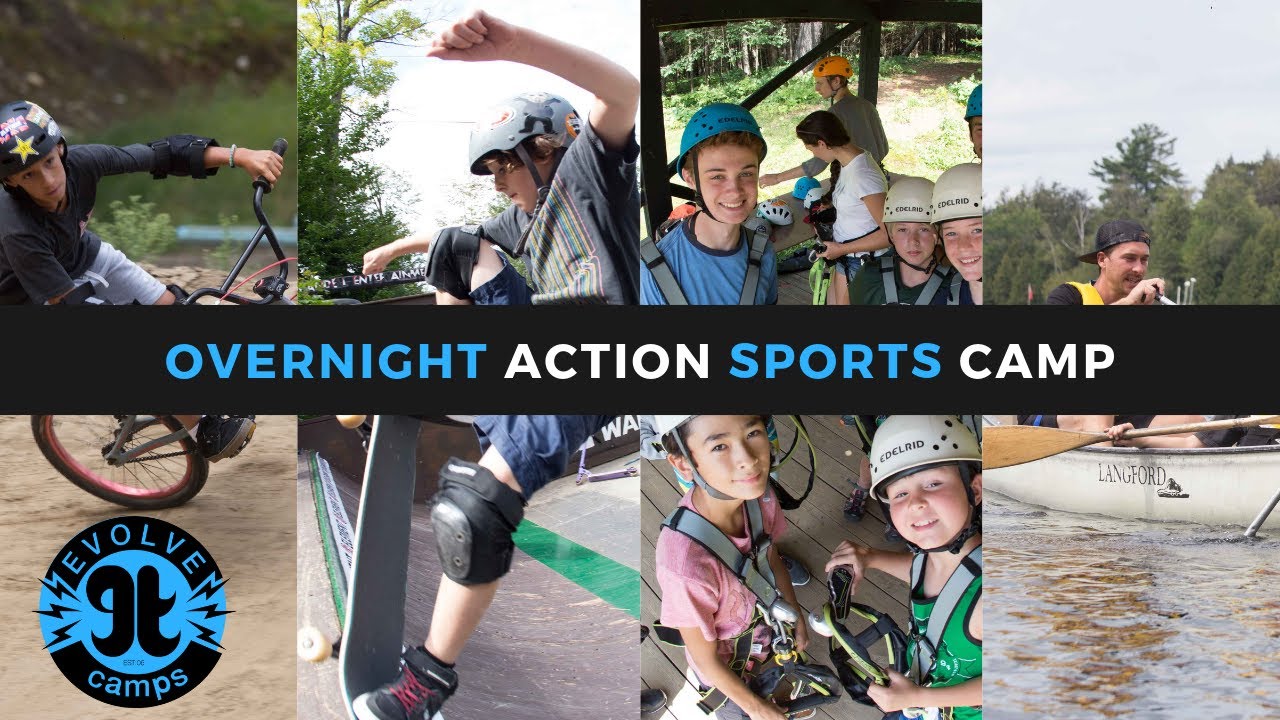 [CAMP MONTAGE] OVERNIGHT Action Sports Camp | Evolve Camps