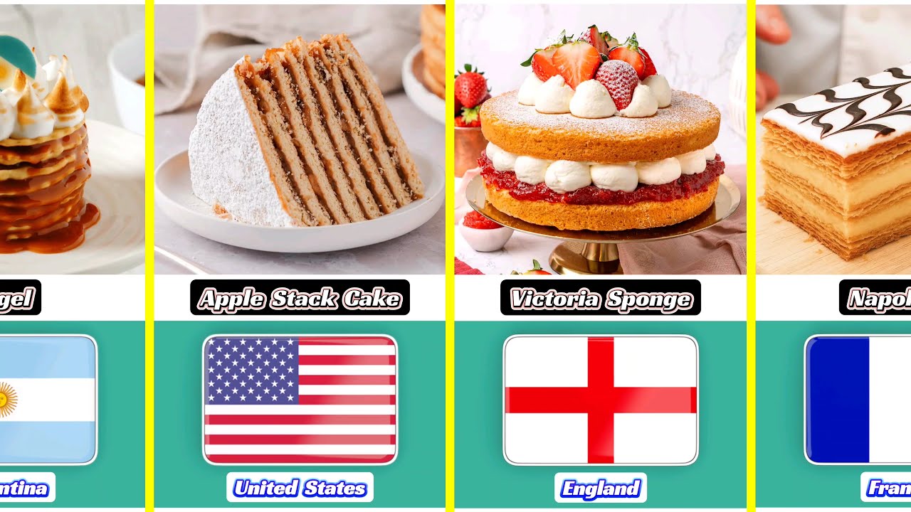 25 Best Cakes From 25 Different Countries In The World