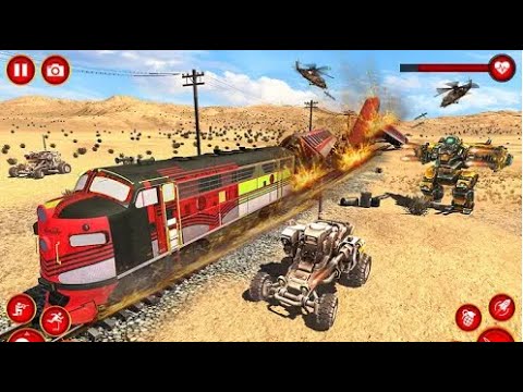 New Grand Train Robot Transformation Part-3 | Amazing Rescue City Train Robot Android GamePlay