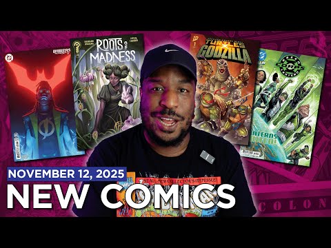 NEW COMIC BOOK DAY 11/12/2025 | BATMAN/STATIC BEYOND #1, TMNT/GODZILLA #1, GREEN LANTERN CORPS #10