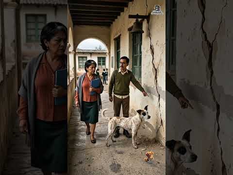 El perro callejero salvó una escuela… y nadie imaginó cómo lo hizo 🐕🏫
