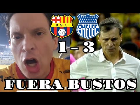 BARCELONA 1 VS EMELEC 3 - FUERA BUSTOS LA GENTE NO TE AGUANTA MAS #like #suscribete