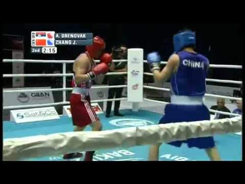 Middle (75kg) R16- Drenovak Aleksandar (SRB) VS Zhang Jianting (CHN) -2011 AIBA World Champs