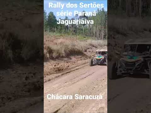 Rally dos Sertões Séries  Paraná  Jaguariaíva. passando no fundo da Chácara Saracura