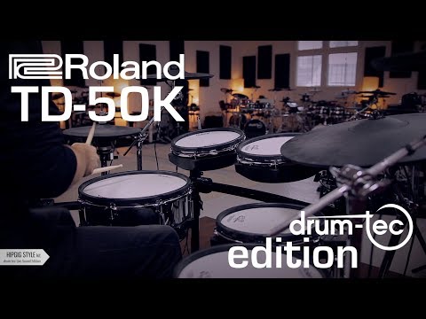 Демонстрация звучания электронной ударной установки Roland TD-50K