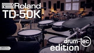 Video thumbnail for Roland TD-50K electronic drums drum-tec edition upgrade by drumtecTV