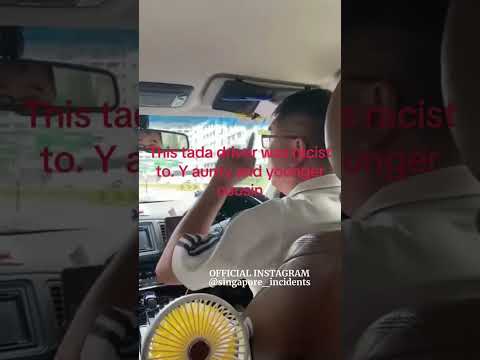 Racist taxi driver