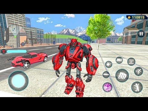 Red Mirage Multiple Transformation Jet Robot Car Game 2020  - Android Gameplay