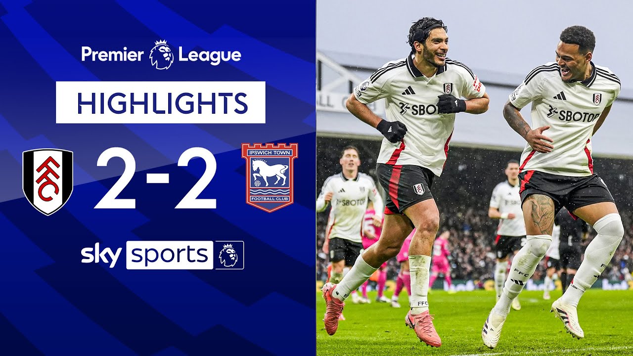 Jimenez scores THIRD penalty of the match | Fulham 2-2 Ipswich | Premier League Highlights