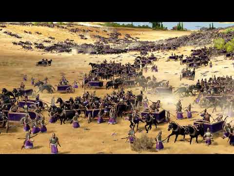 700 CHARIOTS vs 10000 ARCHERS - Total War TROY