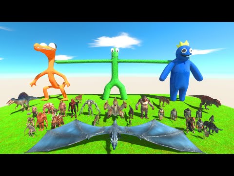 Unit new: Rainbow Friends Orange + Blue + Green VS All Animals ARBS - Animal Revolt Battle Simulator