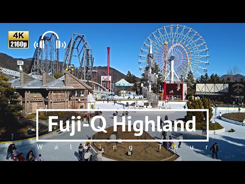 Video: [4K/Binaural] Fuji-Q Highland Walking Tour: The Thrill Ride Amusement Park - Yamanashi Japan