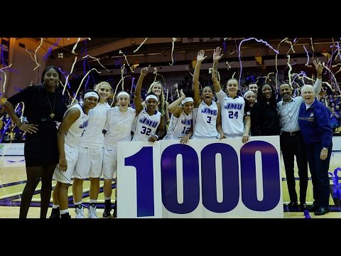 JMU WBB Wins 1,000 Game in Program History - Jan. 6, 2015