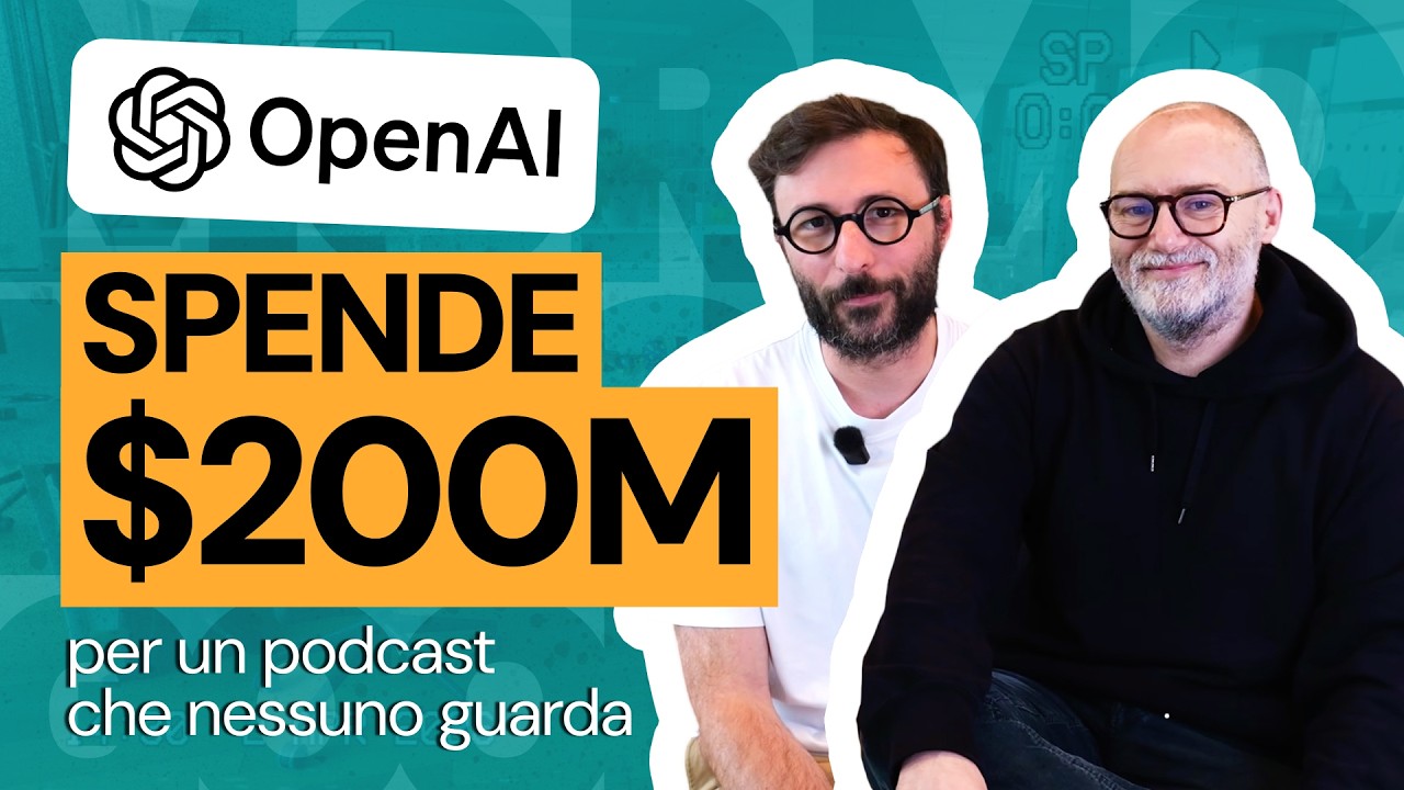 Perché OpenAI spende 200 MILIONI per un canale che NESSUNO guarda?