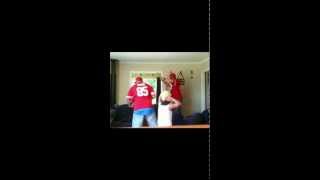 preview picture of video '49ers fans reactions after last play of NFC championship game 2013 against Falcons'