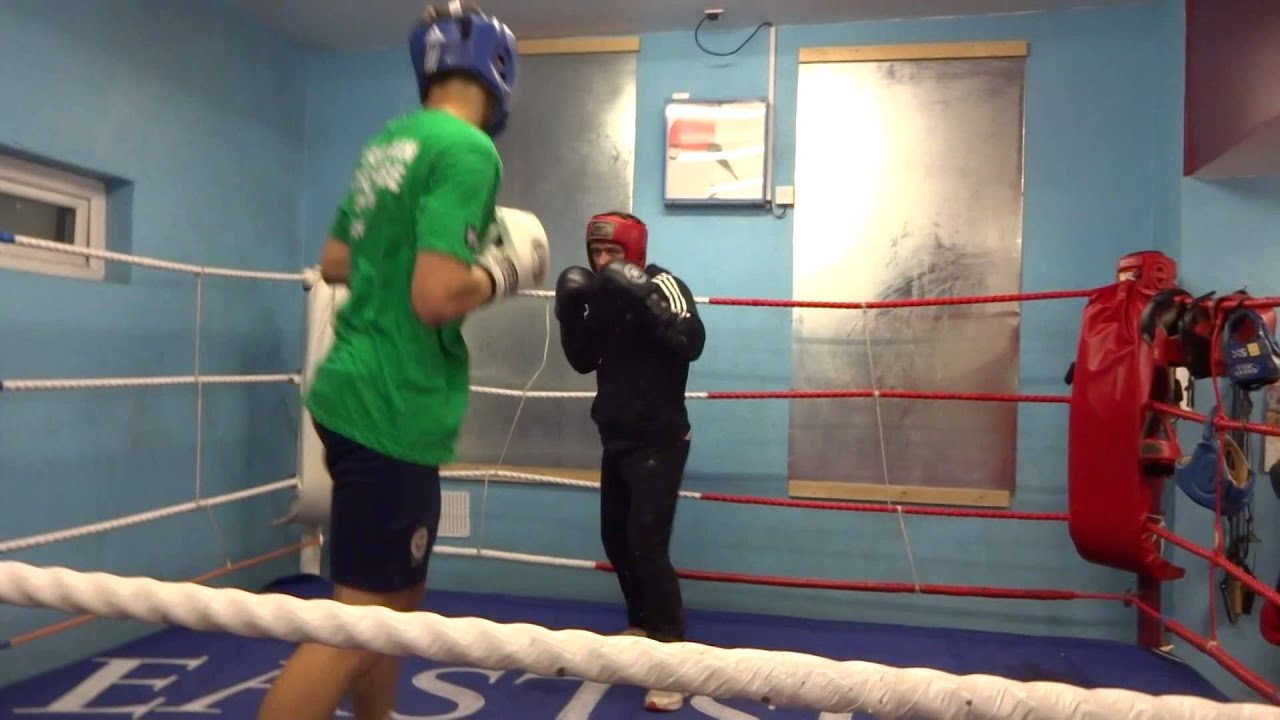 Olly Bulawin In The Ring at Boscombe Youth ABC - Boxing Bournemouth