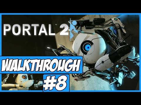 Portal 2 Co-Op Walkthrough Ep.8 w/Angel & Will - Teamwork Is Fun!