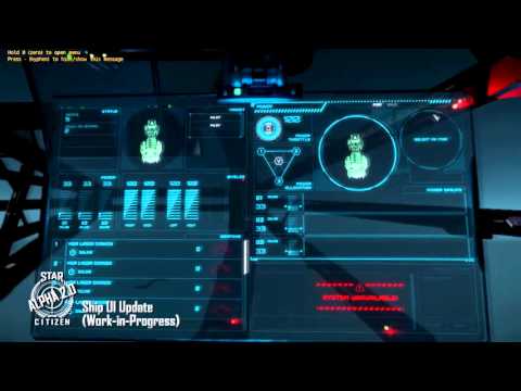 Star Citizen Alpha 2 0: Ship UI Update