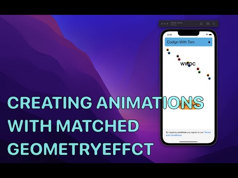 Using MatchedGeometryEffect - WWDC21 SwiftUI Part 10