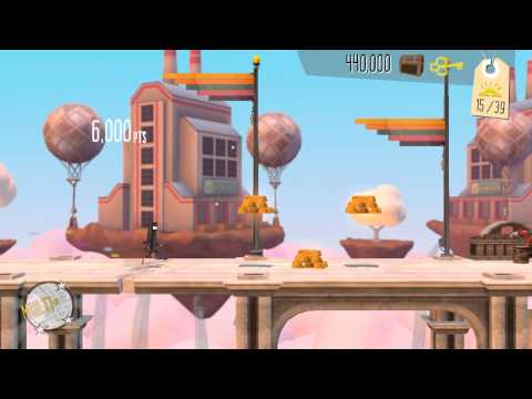 BIT.TRIP Presents: Runner 2 Future Legend of Rhythm Alien (Wii U eShop) Gameplay Trailer - World 1